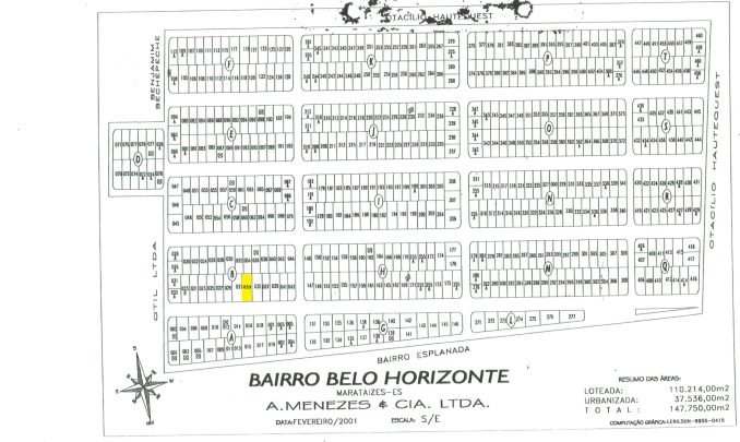 Belo Horizonte QD B LOTE 33