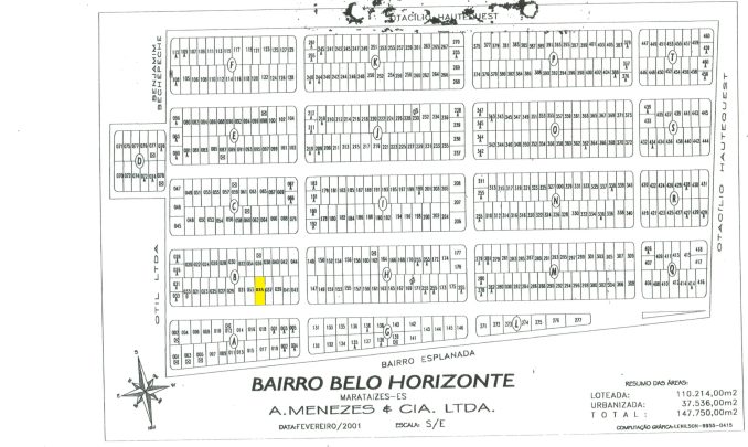 Belo Horizonte QD B LOTE 35