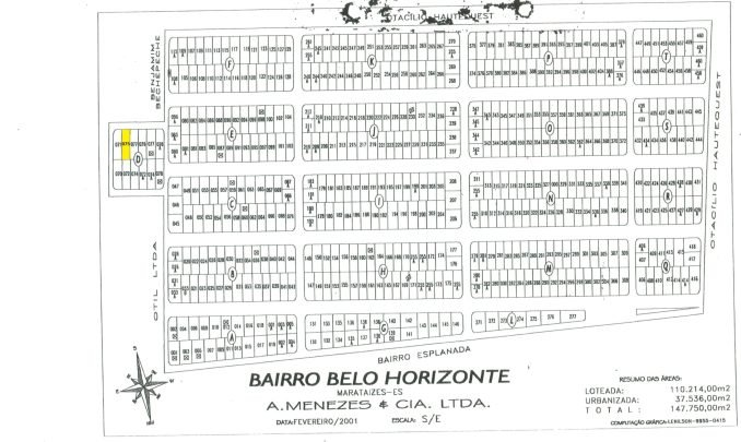 Belo Horizonte QD D LOTE 75