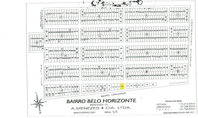 Belo Horizonte QD G LOTE 146