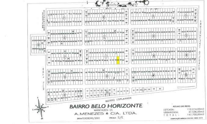 Belo Horizonte QD I LOTE 200