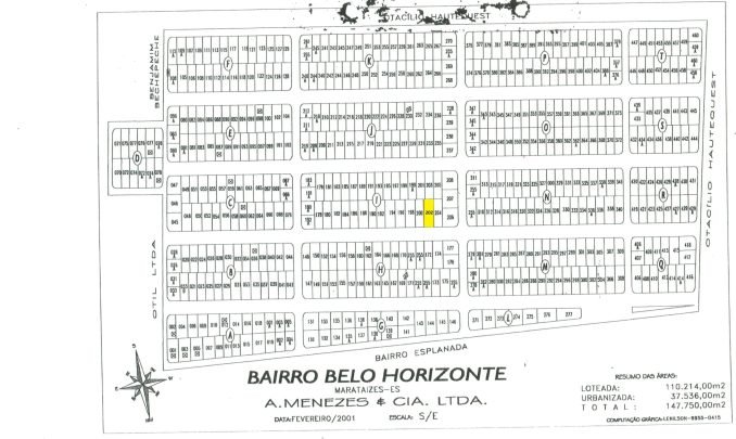 Belo Horizonte QD I LOTE 202