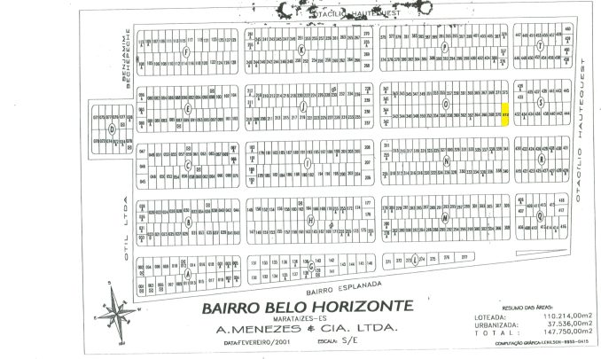 Belo Horizonte QD O LOTE 372